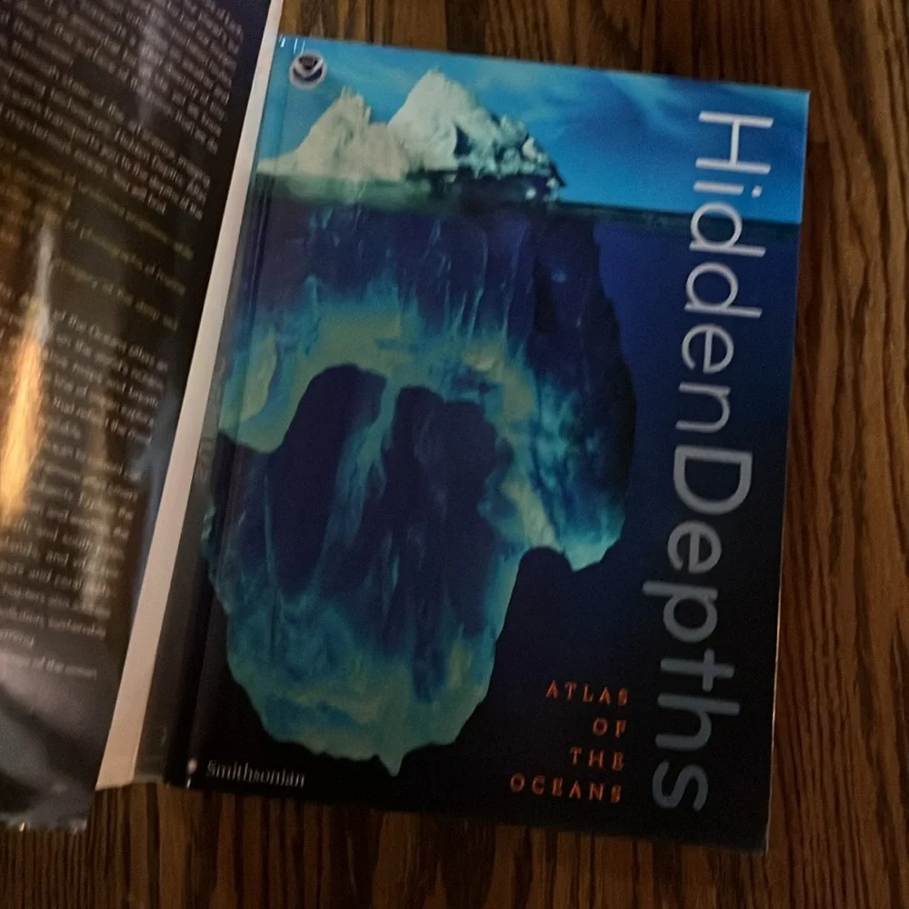 Hidden depths atlas of the oceans hardcover coffee table book 2007